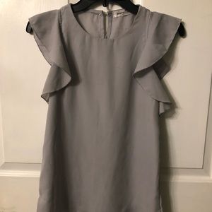 Grey tank top from boutique